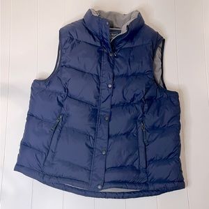 L.L. Bean Blue Puffer Vest